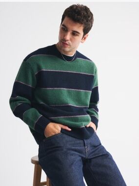 Abercrombie and Fitch Essential Crew Sweater NWT